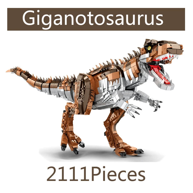 Long 75CM Giganotosaurus Building Blocks Bricks OF Dinosaur