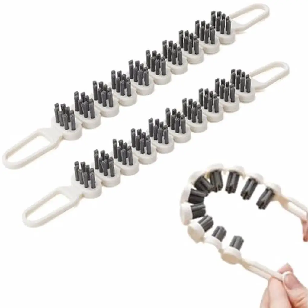 

2pieces Durable And Convenient Cleaning Brush For All Cleaning Needs Bendable Faucet Cleaning Brush
