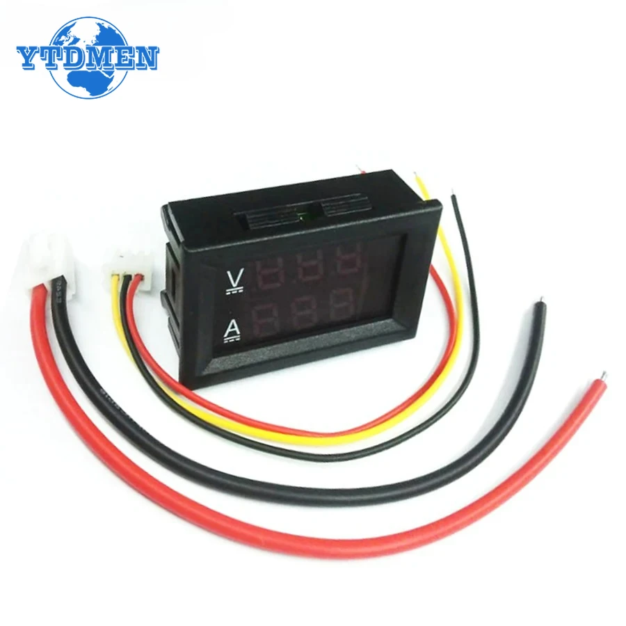 Digital Voltmeter Ammeter LED Display Module DSN-VC288 Amp Dual Volt Meter Gauge Voltage Current 0-100V 10A