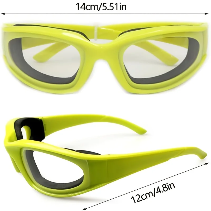 1pc Onion Glasses - Kitchen & BBQ Splash Guard, Protects Eyes from Hot Oil and Spices, Ideal for Cooking & Food Prep Safety