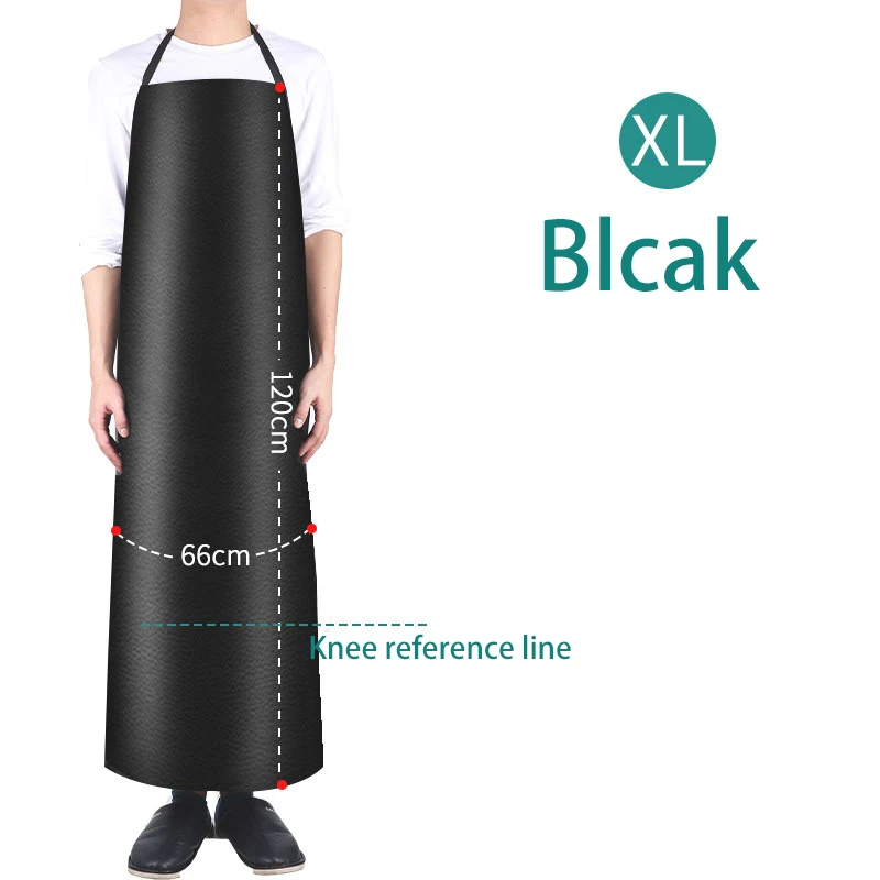 Waterproof Oil-Proof Leather Kitchen & Restaurant Apron