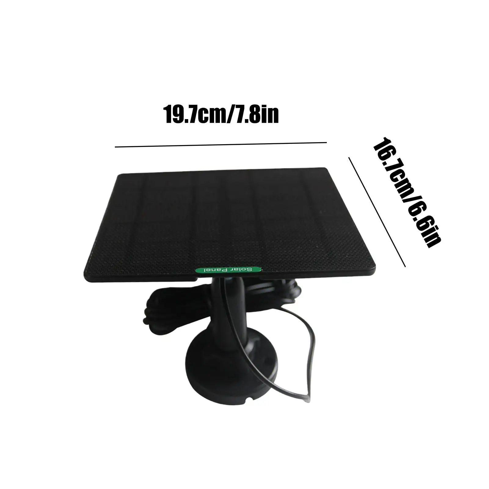 비디오 초인종 태양열 충전기 카메라 태양열 충전 패널 기숙사 아파트 매장 벽 게이트 야드에 대한 50W 초인종 충전 장치