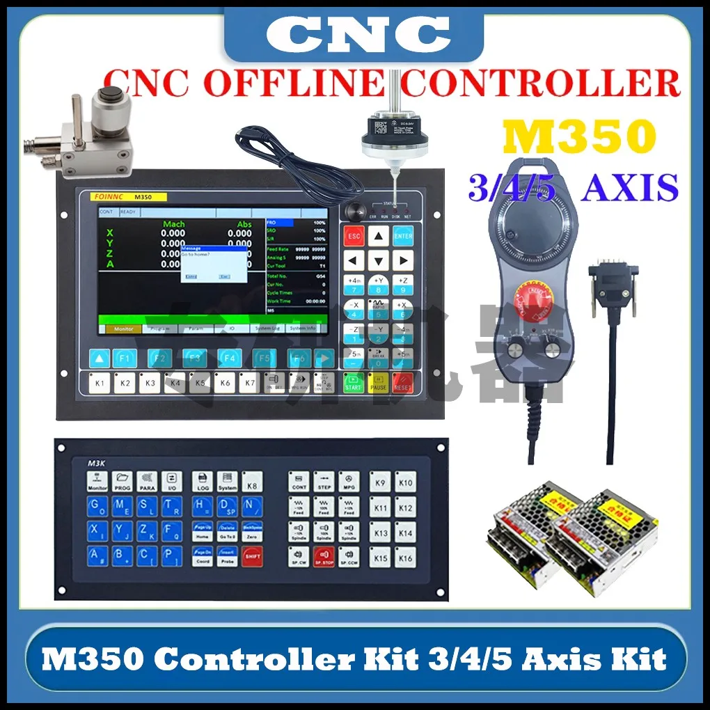 

CNC 2023 DDCS-EXPERT/M350 3/4/5 Axis Off-line Controller Supports Closed-loop Stepper servo/Atc Controller To Replace Ddcsv3.1