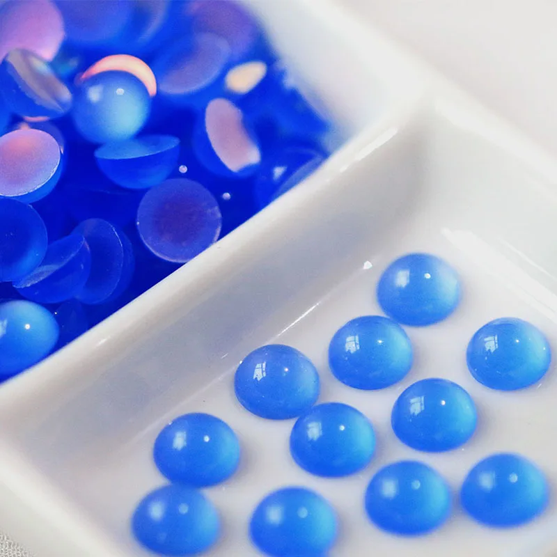 50Pcs 4mm 6mm 8mm 10mm 12mm Round Flat Resin Eyes Imitation Cat Eye Beads for DIY Crafts Toys Plush Dolls Making Accessories