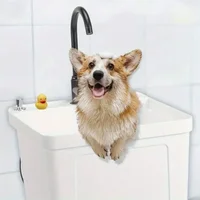 Commercial Freestanding Utility Sink Laundry Tub Drain And Faucet For Garage 2