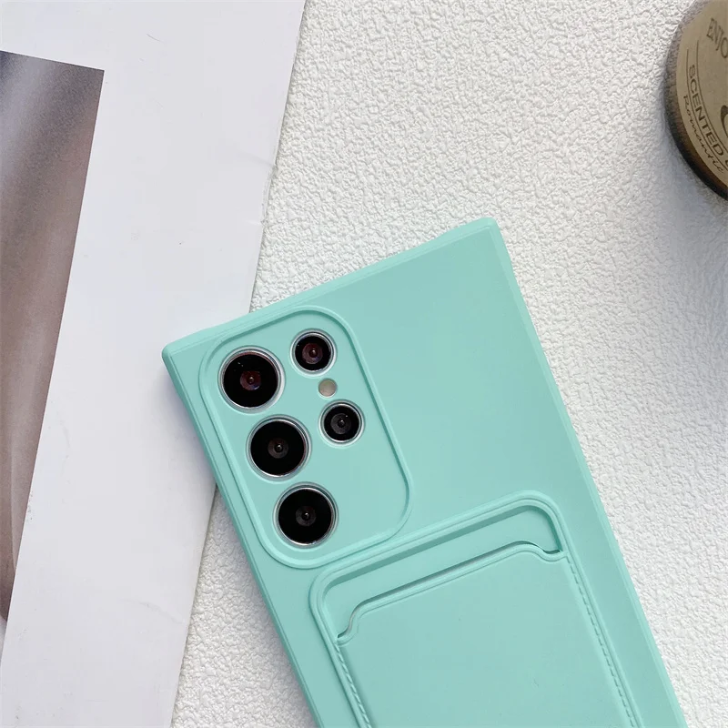 Liquid Silicone Wallet Card Holder Soft Case