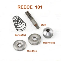 REECE101  104  Eyelet Button Holer Sewing Machine Parts Tension Assy  Stud 10.4029. SpringNut Thin Disc Heavy Disc10.4031 2