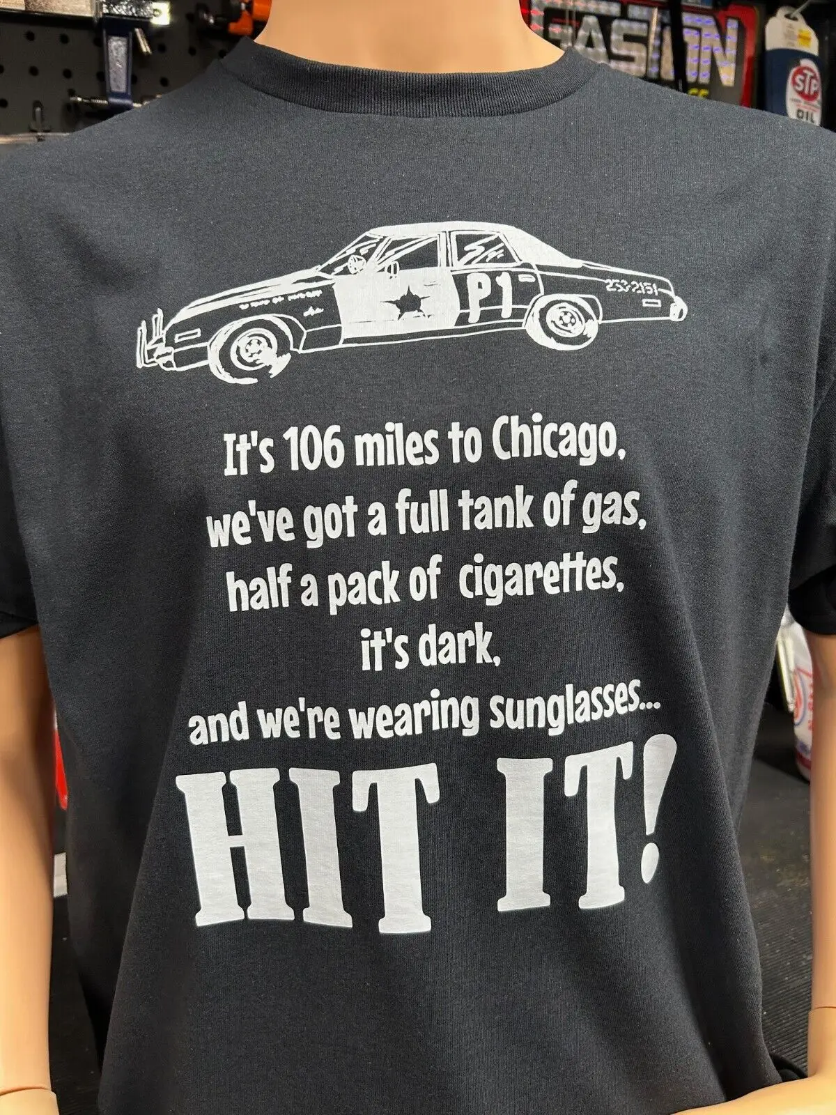 Футболка с длинным или коротким рукавом HIT IT 106 миль в стиле ретро