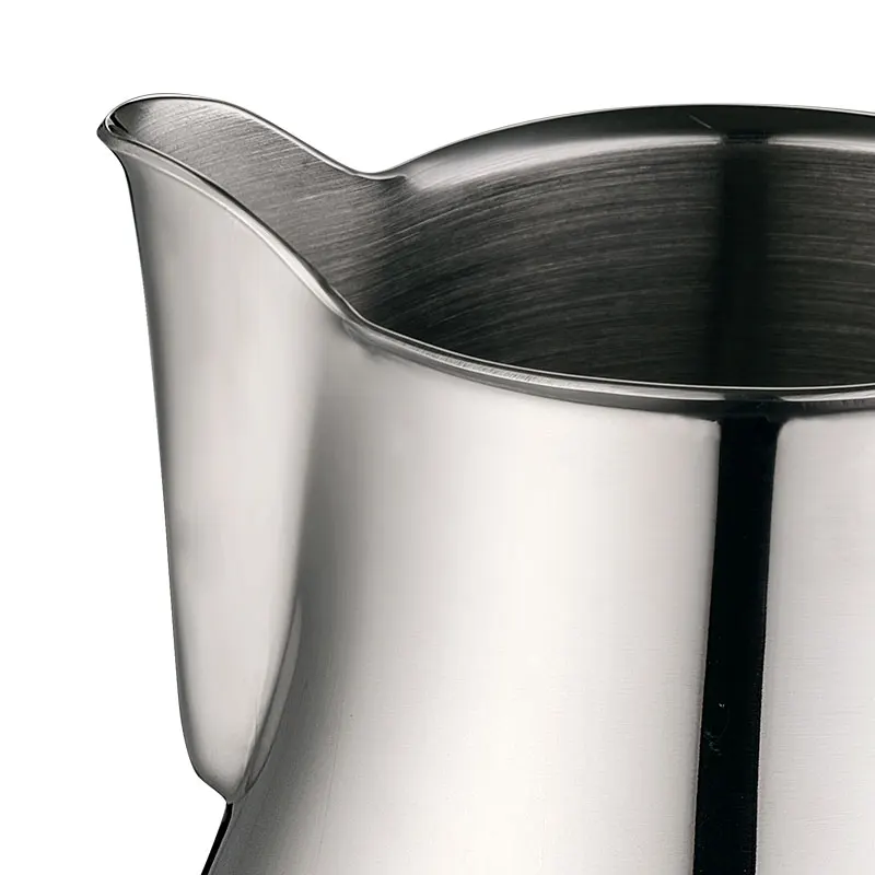 Stainless Steel Milk Frothing Jug Long Rounded Spout Latte Art Jug Milk Pitcher Frother Professional Barista Steaming milk frother jug milk frothing jug