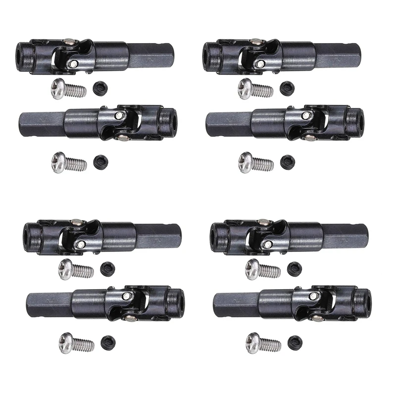 

8 Pcs Metal Universal Drive Shaft For WPL C14 C24 C34 C44 B14 B16 B24 B36 1/16 RC Car Parts