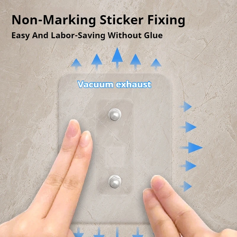 Bathroom Towel Holder No-Drill Towels Rack Hooks Wall Mounted Towel Bar Bathroom Organizer Self-Adhesive Rail