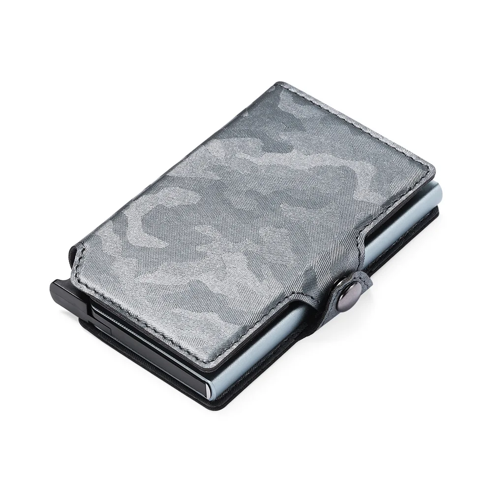 Vintage Leather Card Holder Men RFID Wallets Small Money Bag Slim Mini Multifunction Purse Business Smart Wallet