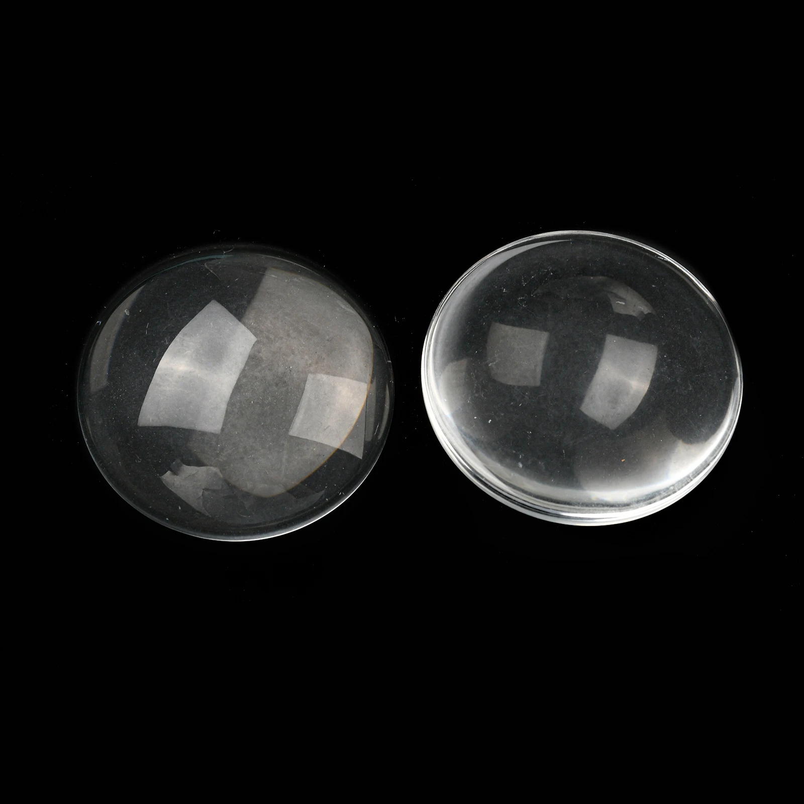 

10pcs 5cm Clear Glass Cabochons Half Round Dome Transparent Jewelry Findings for DIY Jewelry Making Bracelet Necklace
