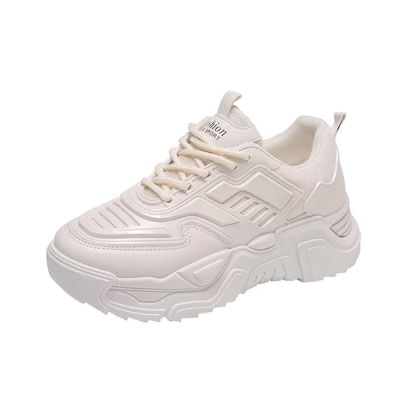 

Spring Women Shoes White Casual Chunky Sneakers 2023 Autumn New Comfortable Platform Sport Running Shoes Zapatos De Mujer