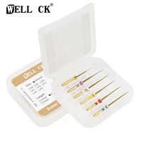 WELLCK Dental Endodontic Files Large Taper File Gold Taper NITI Rotary File Engine Use SX-F3 21/25mm Dental Lab Instrument 1