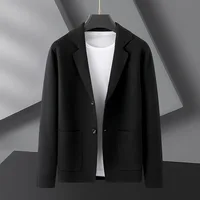 New Arrival Suepr Large Autumn Men's Fashion Casual Suit Collar Knitted Jacket Cardigan Sweater Plus Size L-3XL4XL5XL6XL7XL8XL 2