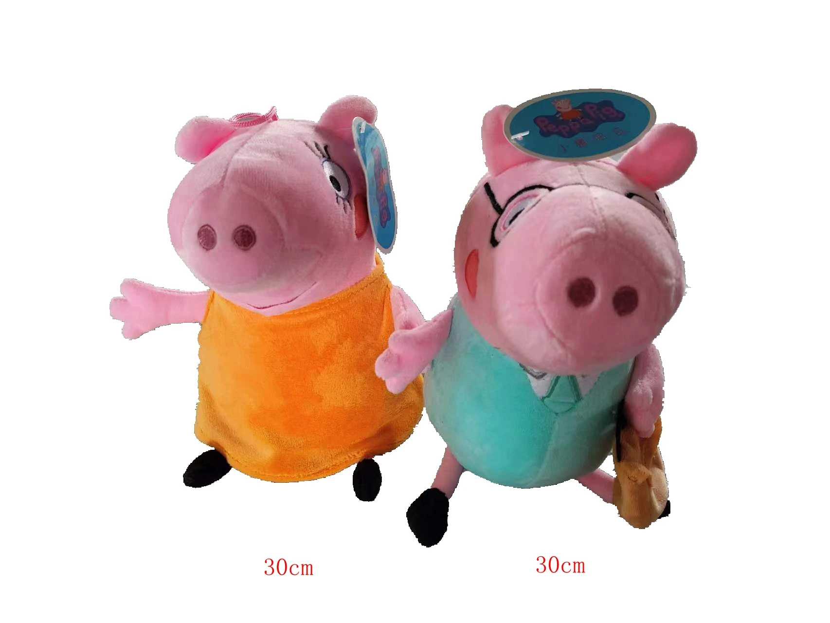 Desenho Animado Peppa Pig Family Doll Piggy George Mamãe E Papai Coisas  Plushie Toy Dolls Aniversário Para Menina - Escorrega o Preço