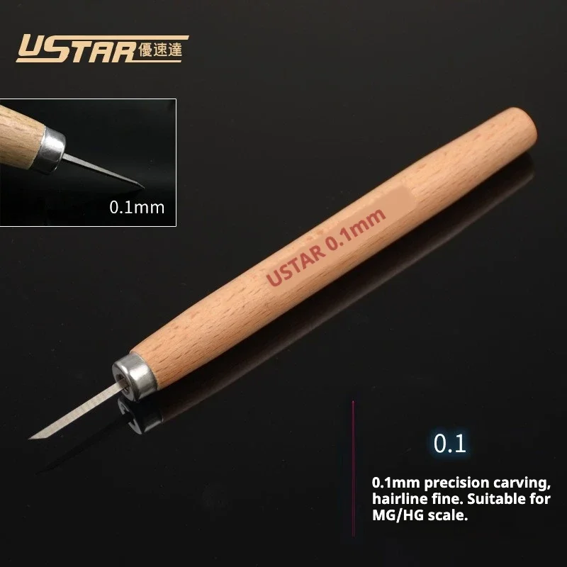 Ustar 90201-8 스테인레스 스틸 초경 라인 조각기, 스케일 모델 제작자, 공예 도구, 모델링 취미 액세서리
