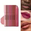 Matte Lipstick+Lip Liner Set,Long Lasting Waterproof Nude Soft Matte Color Rendering With a Built-in Pencil Sharpener 5