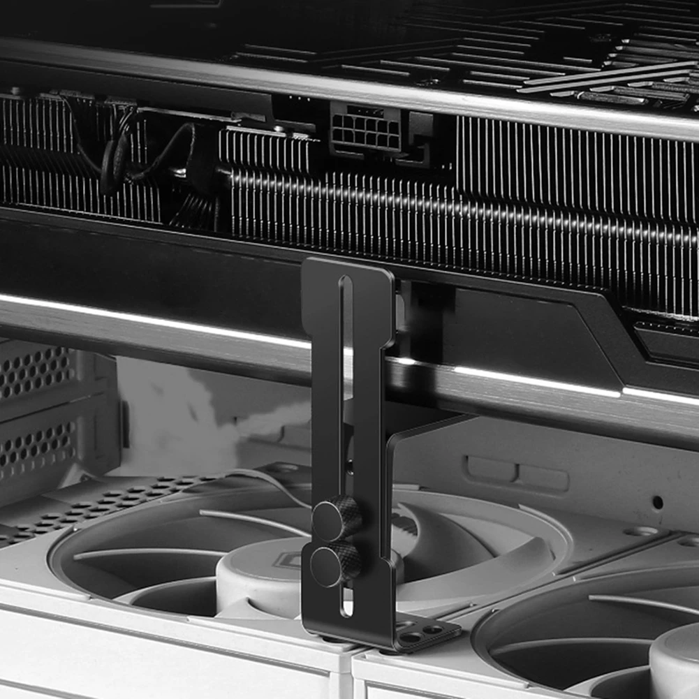 Chassis 12cm Fan Position GPU Support Frame 6-96mm Sliding Adjustable Computer Graphics Card Holder Prevent Sagging for RTX 4090