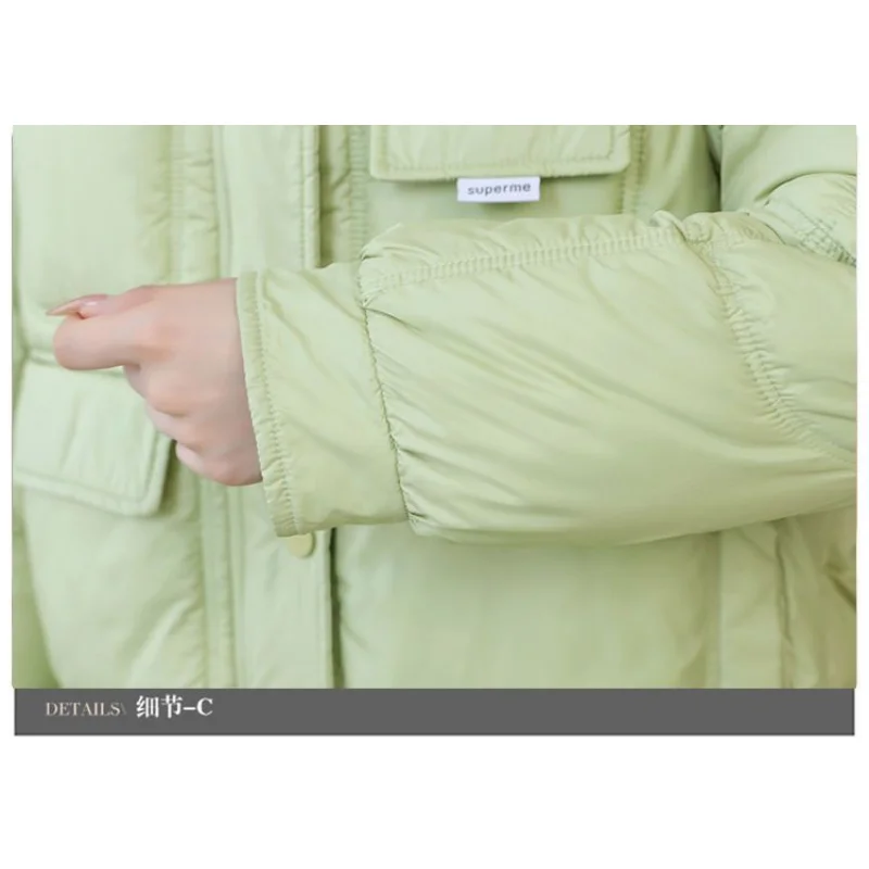 Рисунок 6 - Новинка 2023, женское пуховое пальто из хлопка