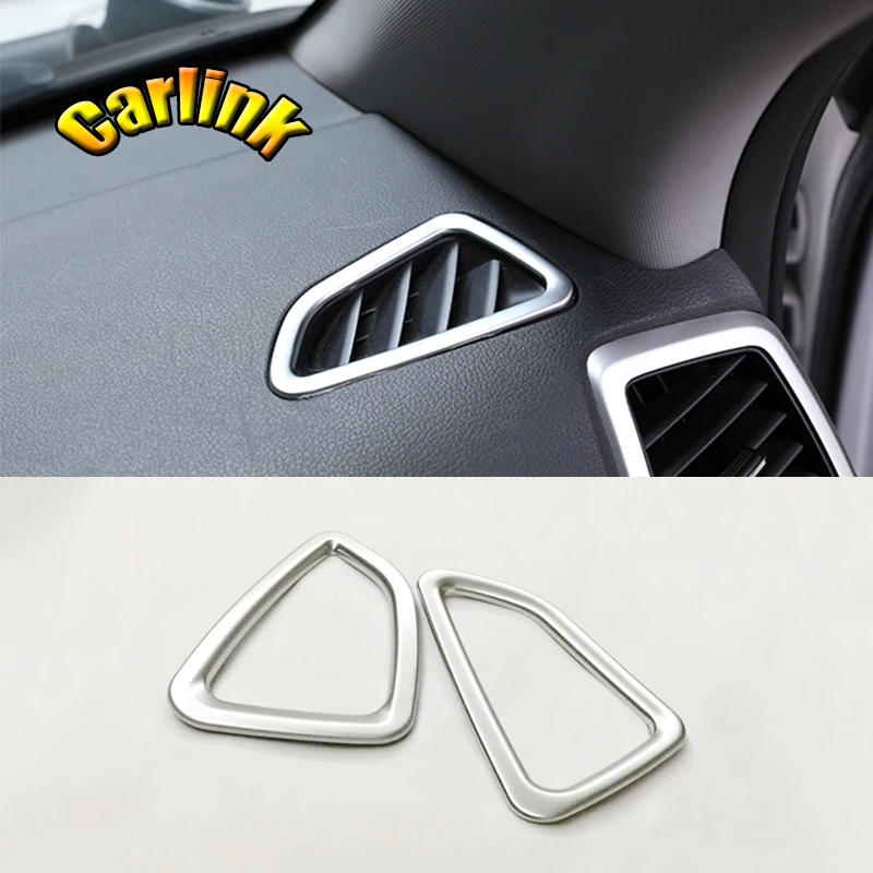 

For Hyundai Tucson 2015-2018 ABS Matte Front Dashboard Air Vent Outlet Bezel Frame Garnish Cover trim Car Styling accessories