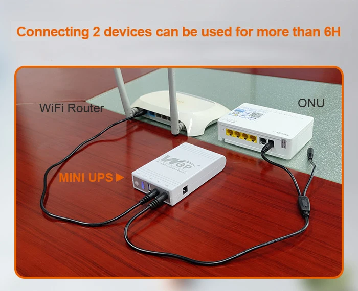 Description Picture 6 of itemDC 5v 9v 12v Router Optical Cat Adapter Uninterruptible Power Supply UPS 38.48Wh/10400mAh large capacity Backup Power Supply