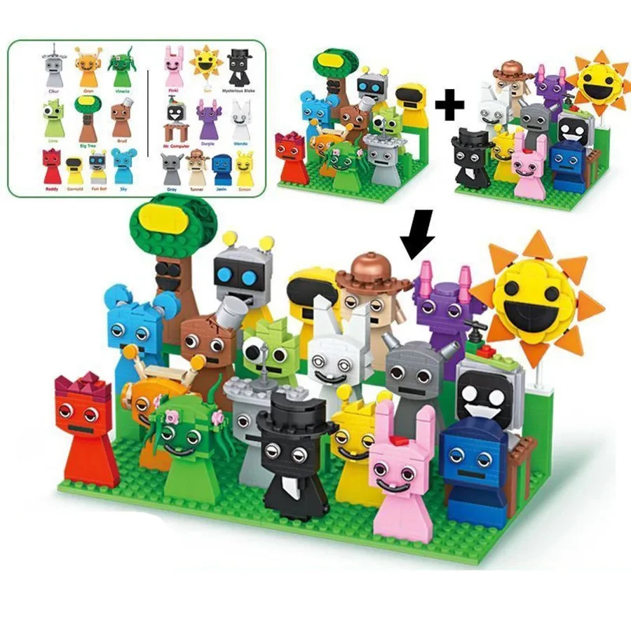 MOC Figures Building Blocks Set Horror Game Figure Bricks