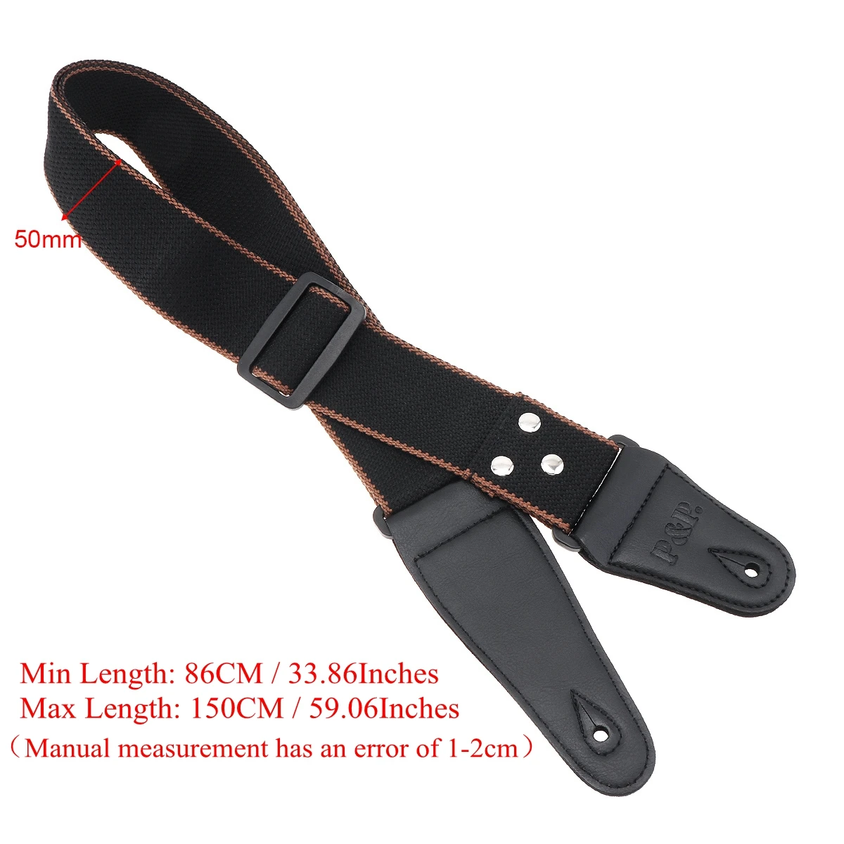 Adjustable Pure Cotton Electric Guitar Strap Belt for Acoustic Guitar Bass Musical Instrument Accessories