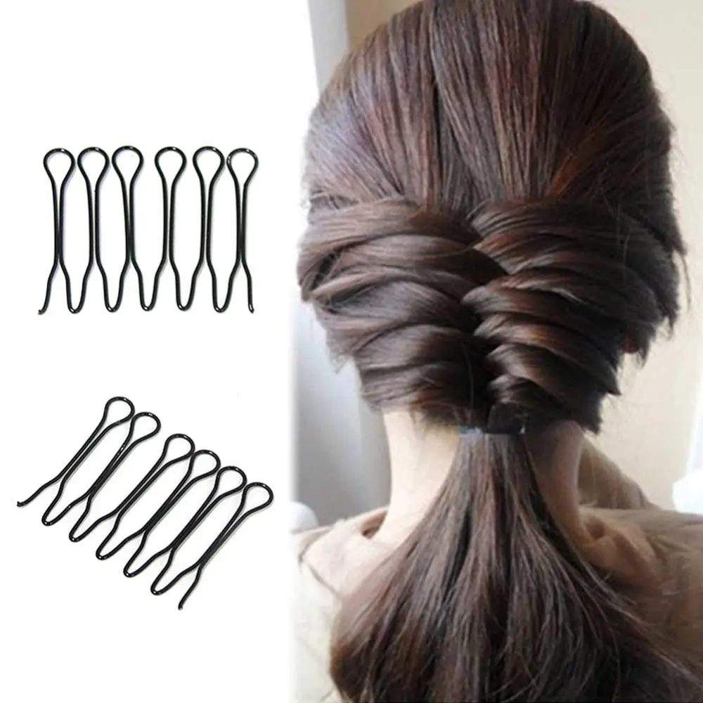2Pcs Mini Hair Braider Twist Clips Hairdisk Fai Da Te Princess Head Bangs Insert Comb