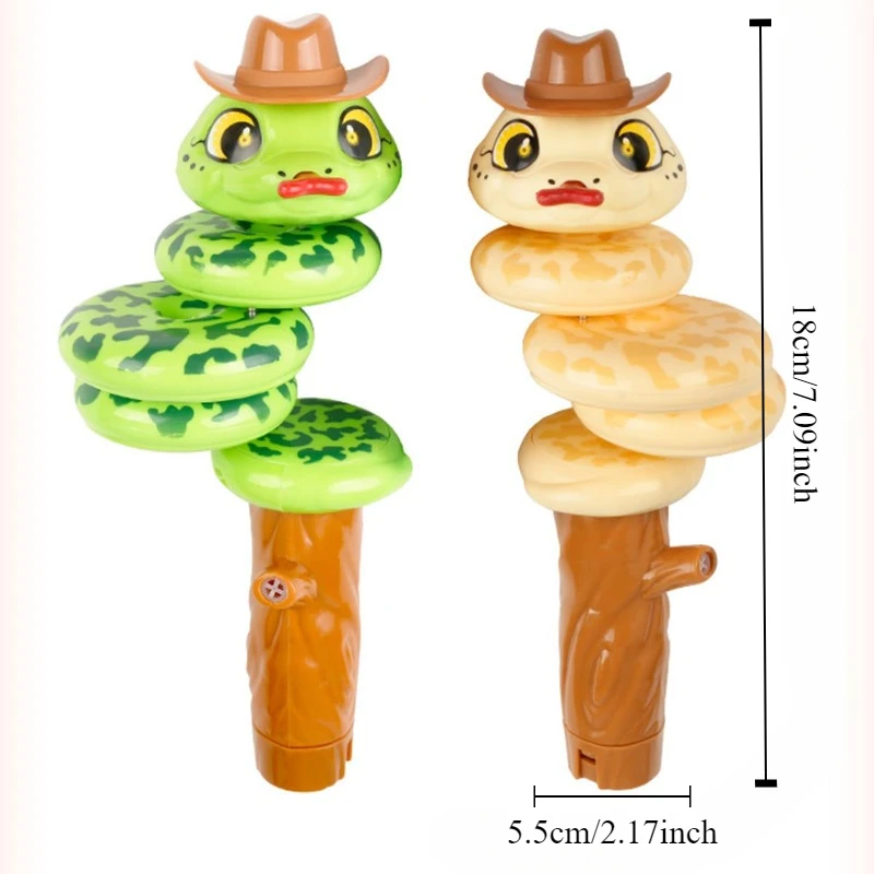 Whistling Snake Toy Twisting Whistle Animal Noise Makers Toddler Decompression Swinging Balance Toy Preschool Educational Toy 5
