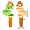 Whistling Snake Toy Twisting Whistle Animal Noise Makers Toddler Decompression Swinging Balance Toy Preschool Educational Toy 5
