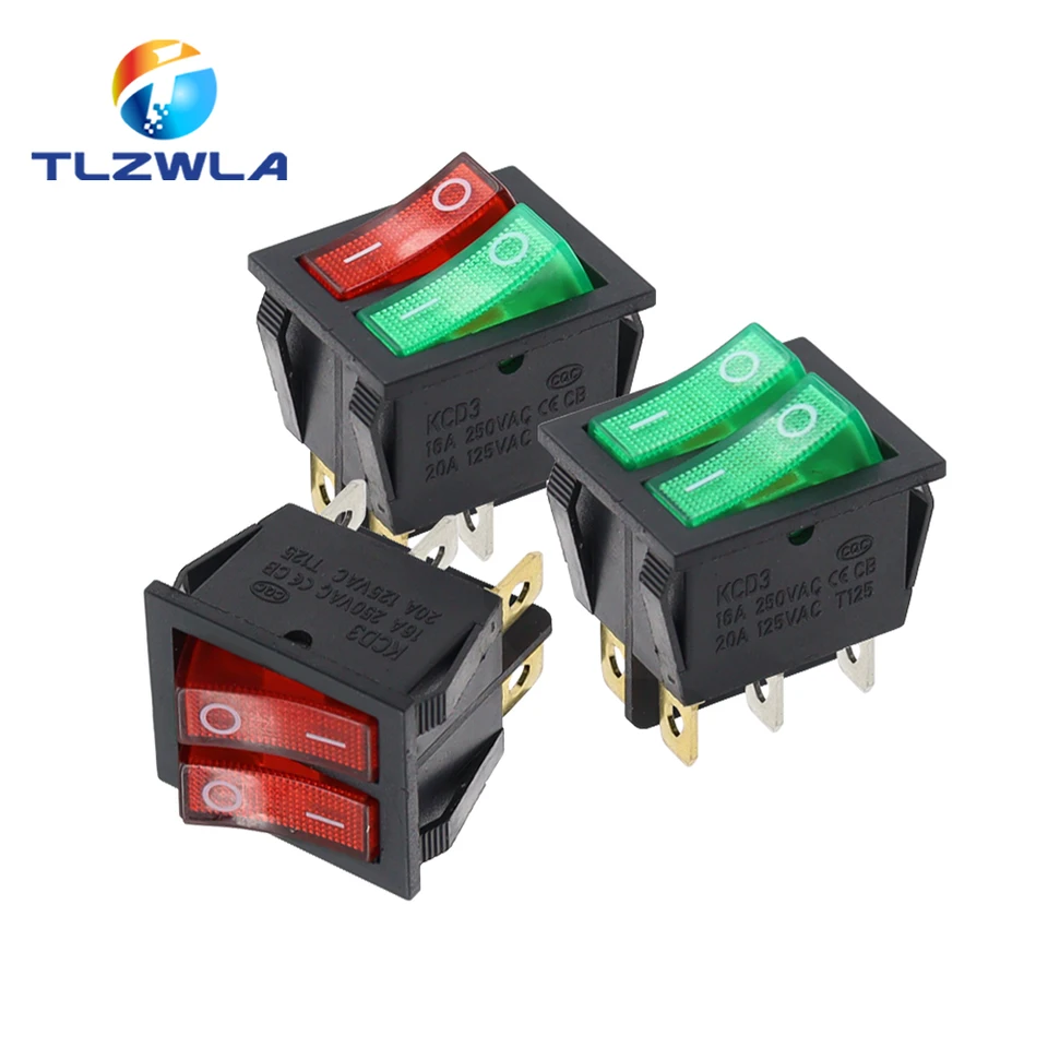 SPST Toggle Switches For Electronics TWTADE Rocker Switch Assortment ...