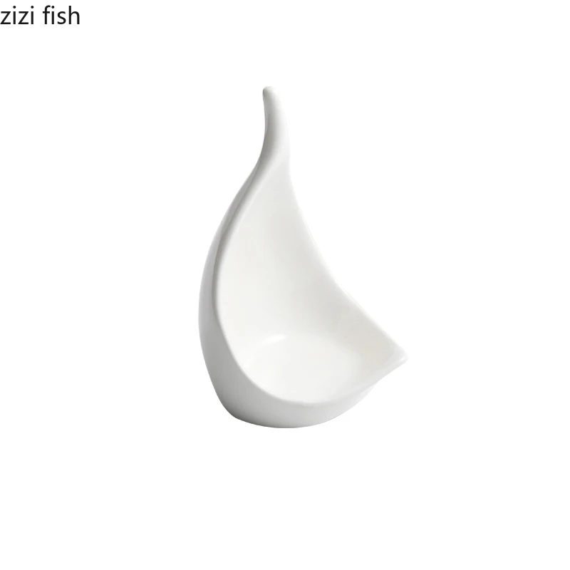 Ceramic Dinner Plate Creative Irregular Dessert Plate Snack Sushi Plates Pasta Plates Restaurant Specialty Tableware