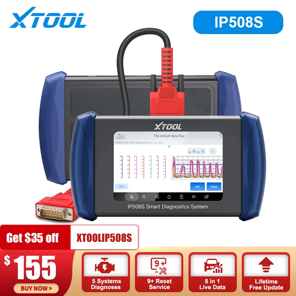 Xtool Inplus Ip508s Car Obd2 Diagnostic Tools Automotive Abs Srs Airbag