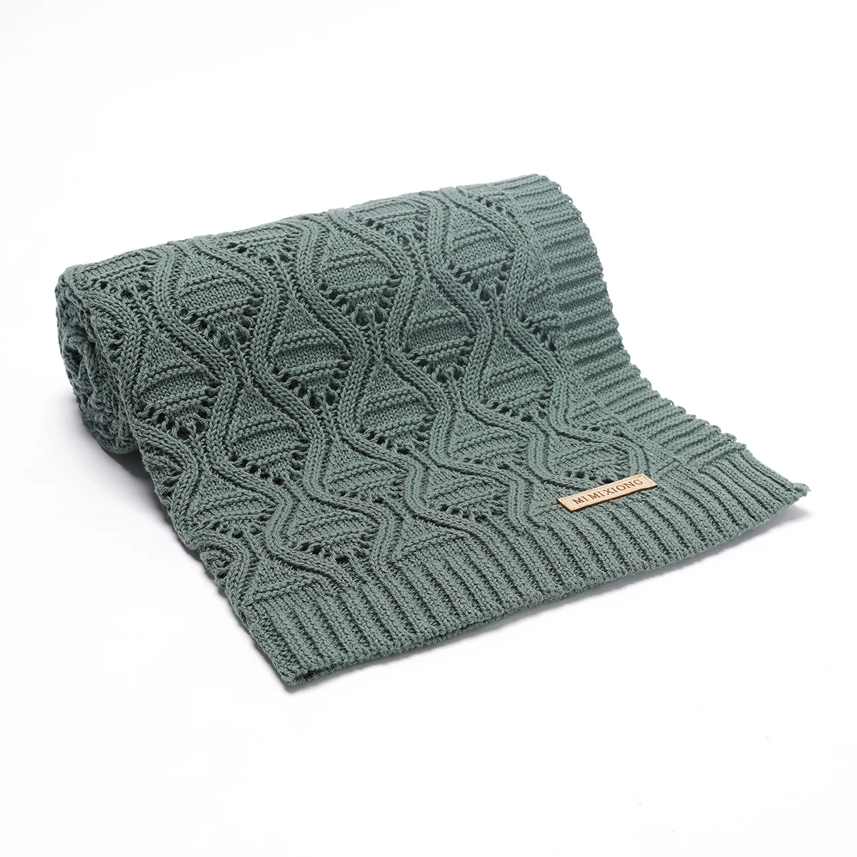 Baby Blankets Knitted Newborn Infant Boy Girl Cotton Stroller Bedding Bassinet Sleep Mats Lightweight Toddler Crib Quilt 90*70cm 2