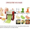 Electric Pasta Maker Household Noodle Making Dough Pressing Machine Built-in 2.5mm Cutter 135W 5Kg/H Output for Commercial Home 6