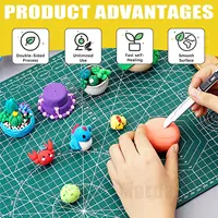 1/3pcs Self-Healing Cutting Mats 0.9mm Durable Plastic for Fabric Patchwork Sewing Scrapbooking Projects Essential Craft Tools 4