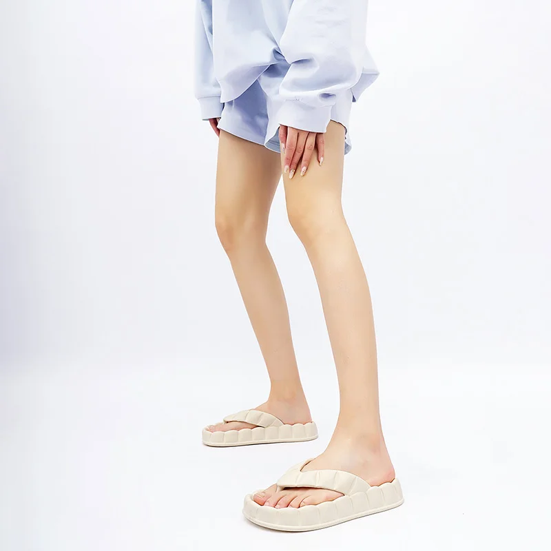 Kvinnor Flip Flops Slip Bekväma halkfria sommartofflor Tofflor för inomhus utomhus Mjukt skum Sliders_voghion.com