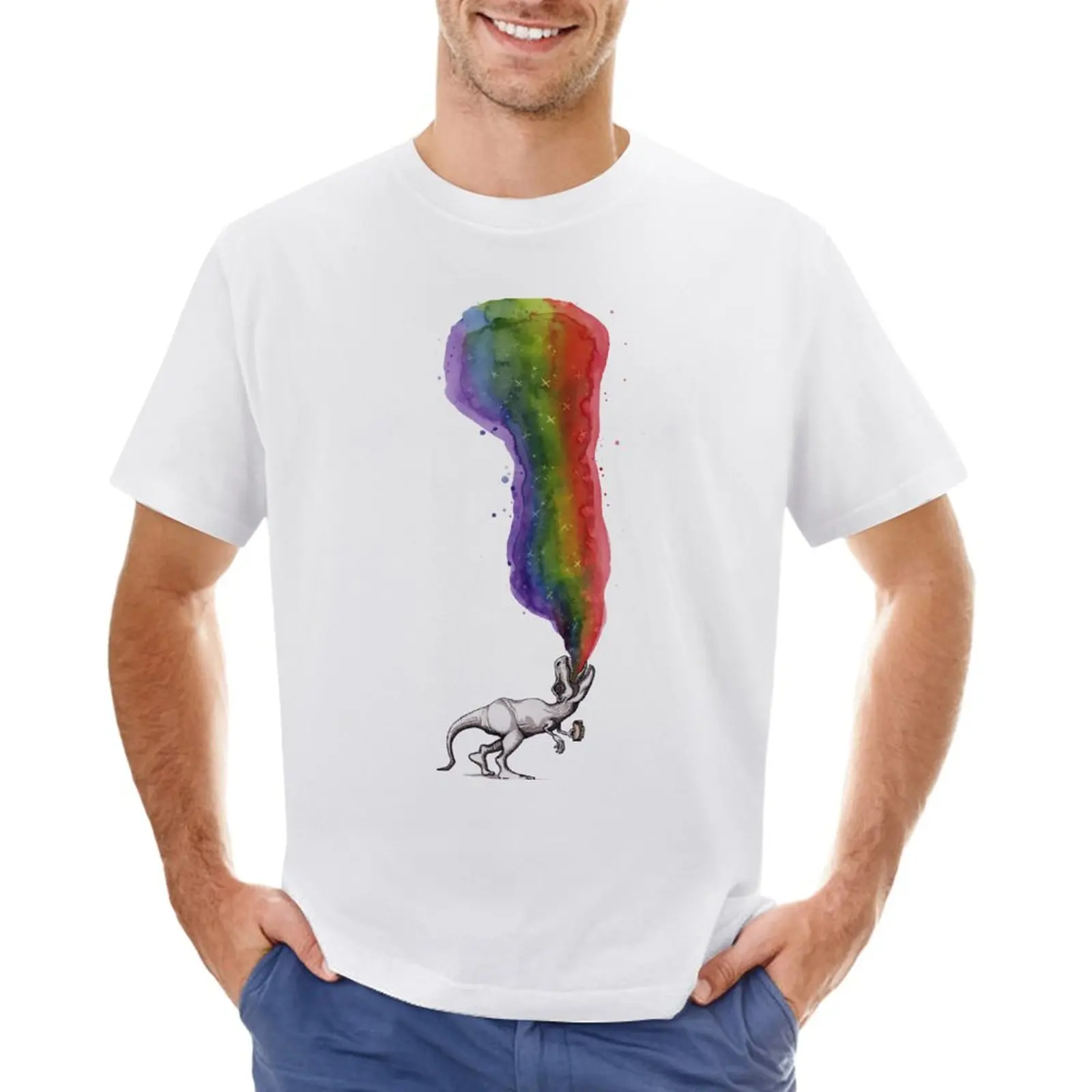 

Rex T-Shirt boys whites vintage clothes graphics mens clothing