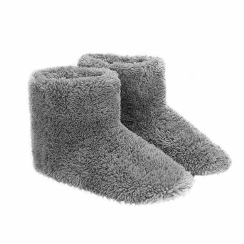 Heated Shoe Insoles Winter USB Heater Foot Shoes Plush Warm Electric Slippers Feet Heated Washable Electric Shoes Warming Pad Heating Insoles