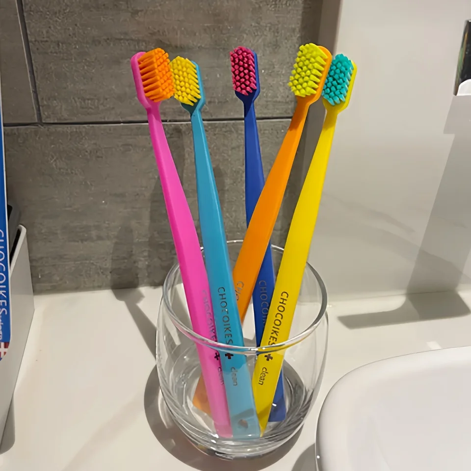Chocolate Swiss Soft Nylon Toothbrush Set for Travel