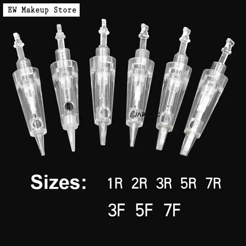 Bayonet port Cartridges Needles Sterilized 1R 3R Permanent Makeup Machine Needles For PMU Tattoo Eyebrow Liner Lips Supplies