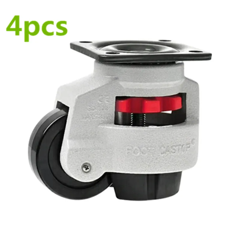 Nivelamento Máquina Rodízio Placa Superior Roda com Retrátil Nbr Pad para Mesa de Bancada Equipamentos Elétricos Vending Pcs