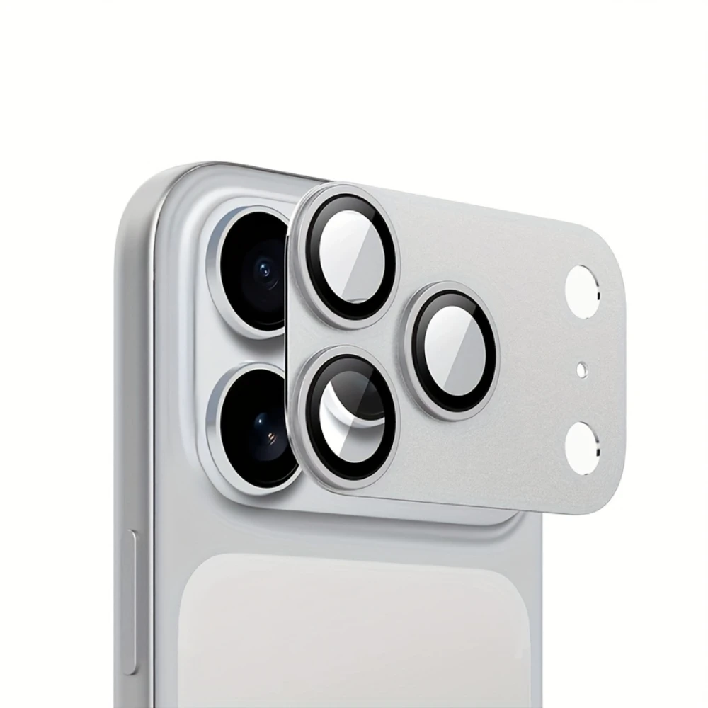 Premium Metal Glass Camera Lens Protector for iPhone - Durable Lens Cover Accessory
