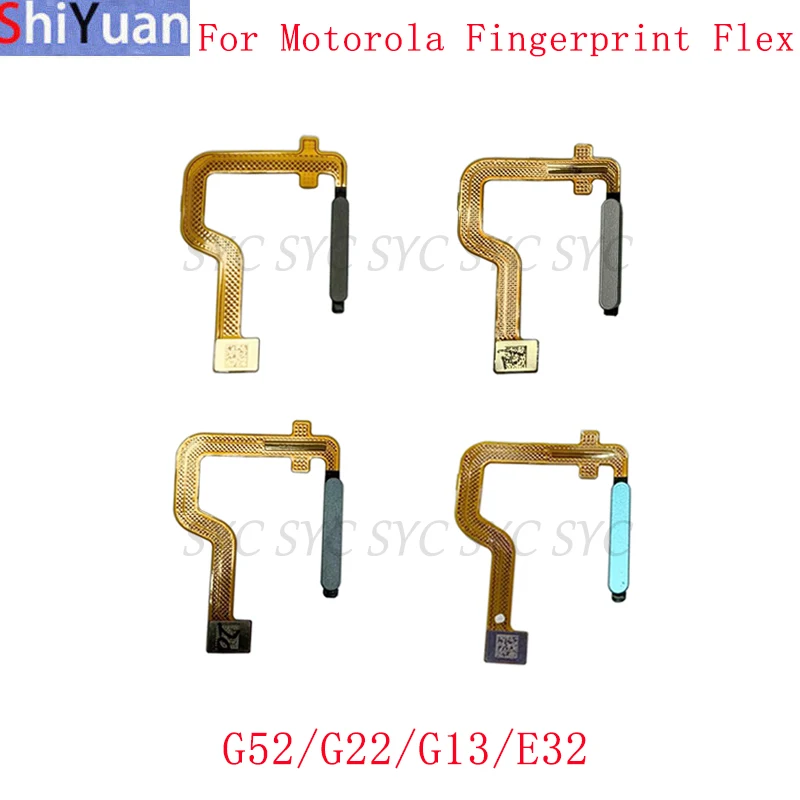 

Fingerprint Sensor Button Flex Cable Ribbon For Motorola Moto G52 G22 G13 E32 Touch Sensor Flex Replacement Parts