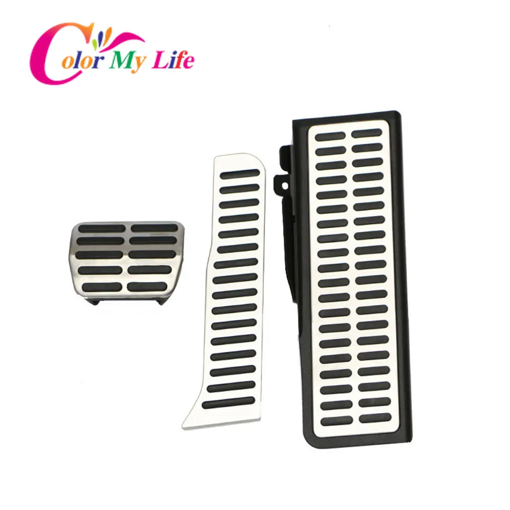 Car Pedals for Volkswagen Vw Golf 5 6 MK5 MK6 Jetta MK5 Scirocco for Skoda Octavia A6 Stainless Steel Gas Brake Rest Pedal