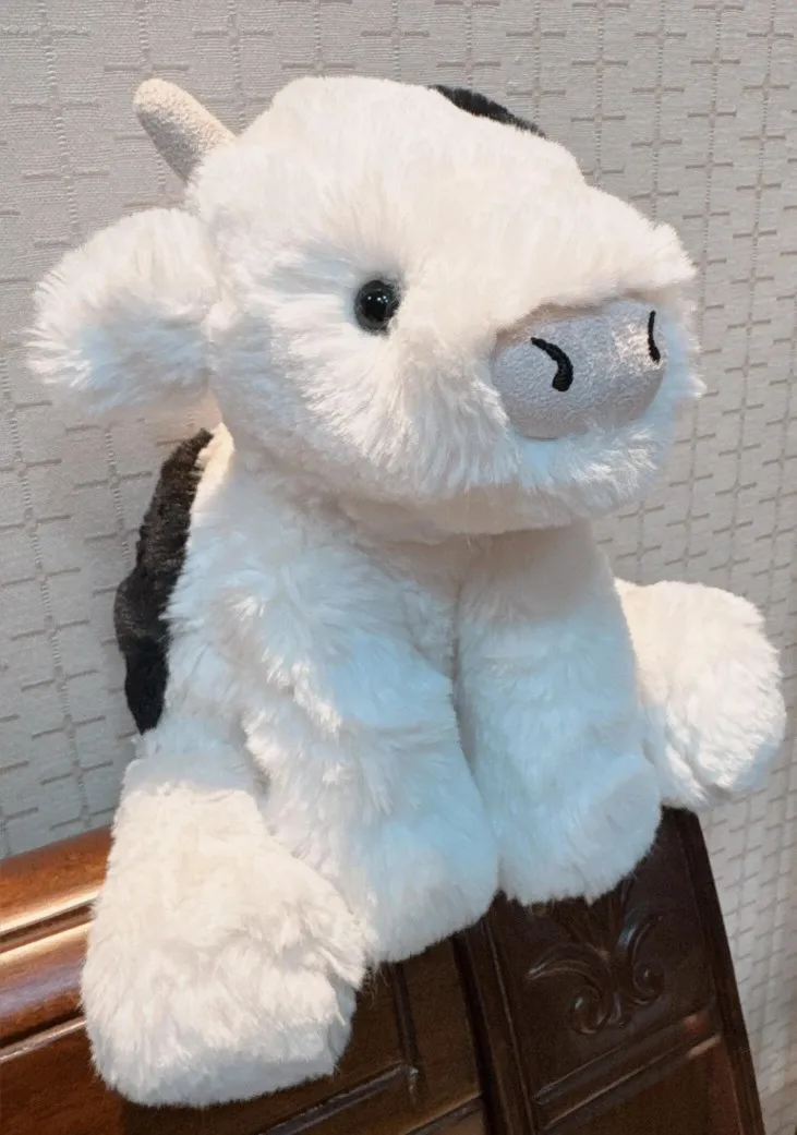 Jellycat Smudge Cow RARE Retired NWT - with Label Dust Bag Plush