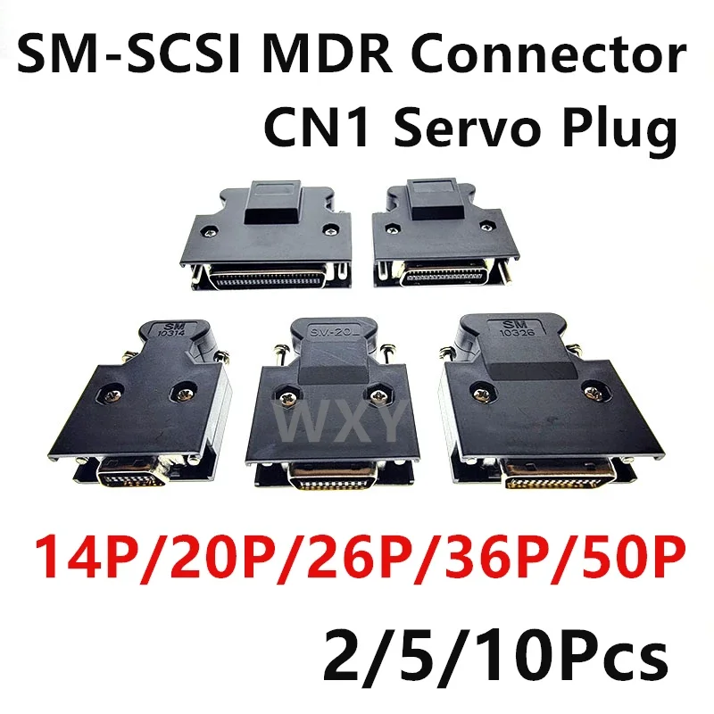 2/10 шт. Φ MDR соединитель 14P 20P 26P 36P 50 Pin CN1 серводвилка 3 м 10150-3000PE/10350-52A0-008 кабель провод припой тип оболочки