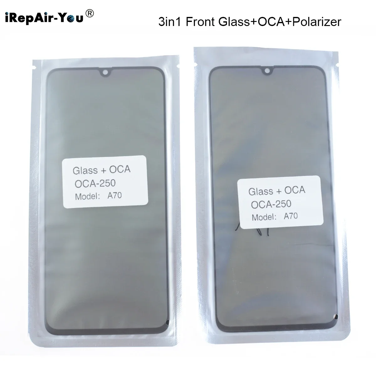 5Pcs Screen Outer Glass Kit with OCA and Polarizer